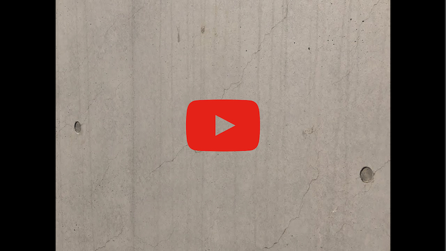 【動画】典型的な乾燥収縮によるひび割れの解説