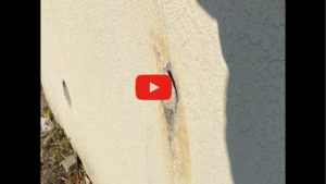 【動画】乾燥収縮によるひび割れとエフロレッセンスについての解説