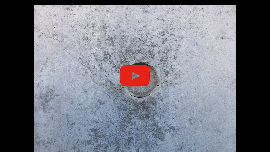 【動画】初期段階に入るひび割れの解説